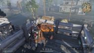 Open the crate from the top of the wooden structure (Image via Starry Studio)